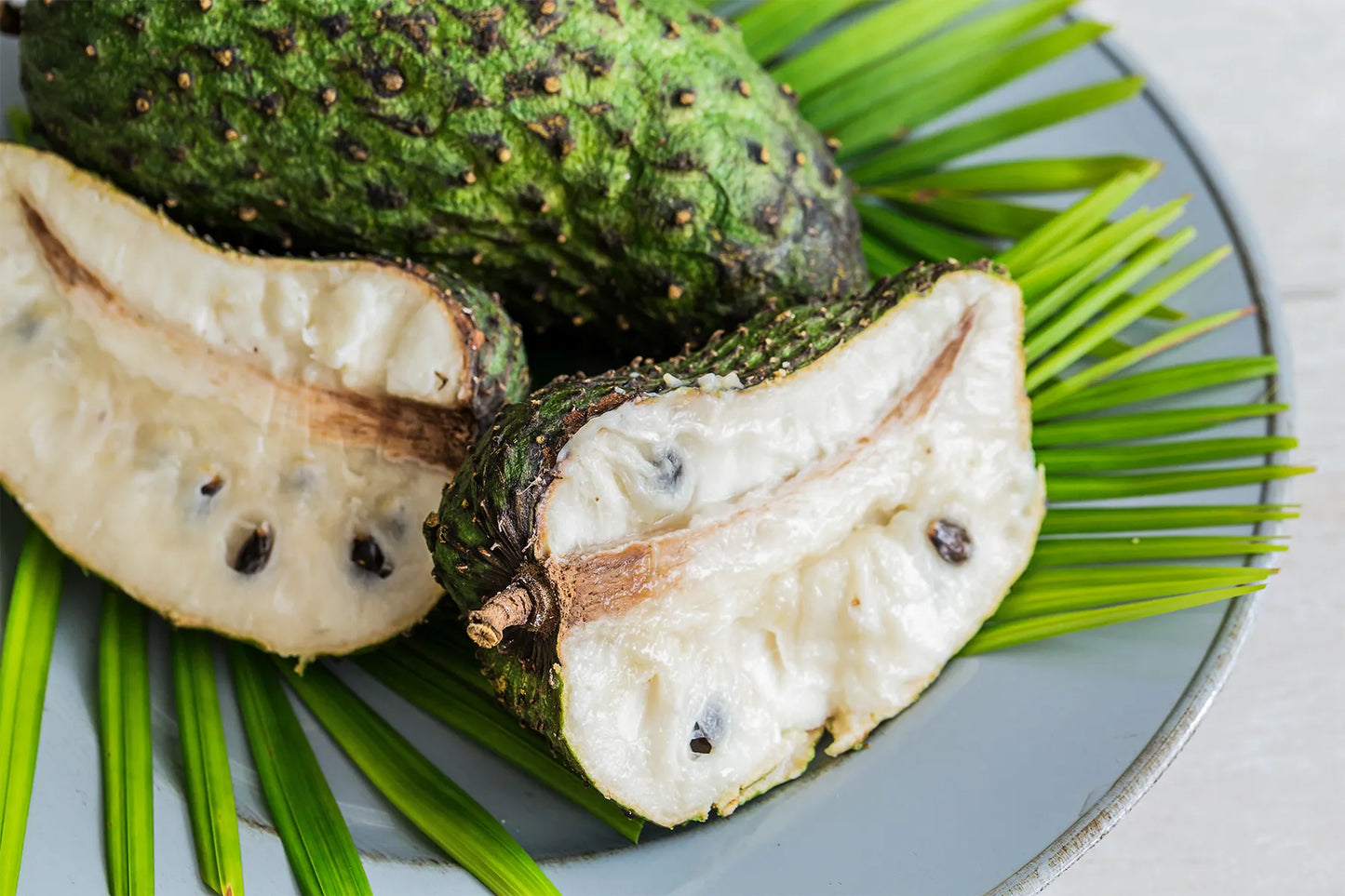 SOURSOP INFUSED SEAMOSS.                  The soursop fruit is loaded with vitamin C, which is known for supporting and boosting your immune system.