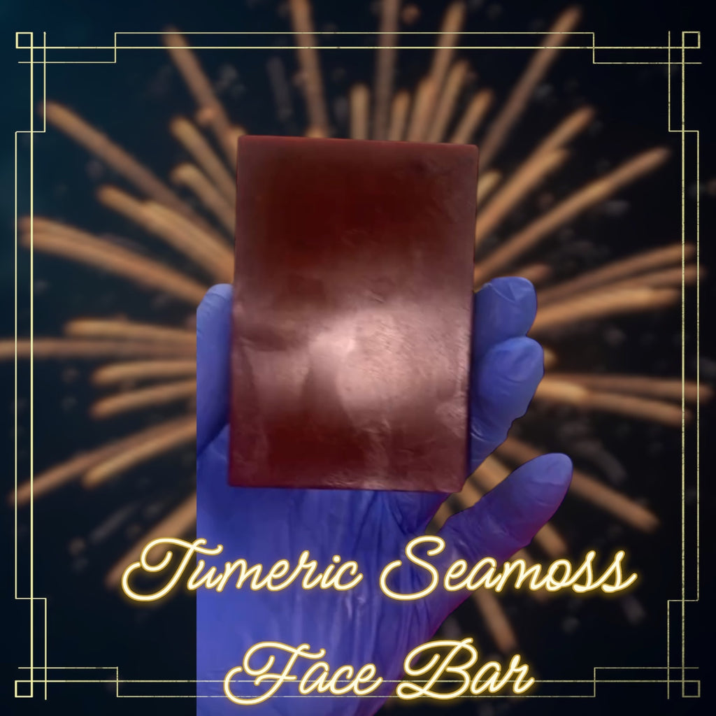 Turmeric and Sea Moss handmade soap,for dark spots,natural glow, evening, Tumeric soap